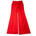Anthropologie  THE ESSENTIAL TROUSERS in Vibrant Red size 2 NEW Christmas Photo 12