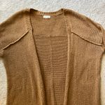 Silence + Noise Brown long knit cardigan cozycore preppy light academia twee Photo 1
