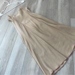 Y2K Grunge Slip Dress patchwork embroidered death womens Beige (size 6) Black Photo 3