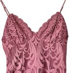 Bardot 4 XS Gia Lace Pencil Midi Dress Spaghetti Strap Pink Photo 5