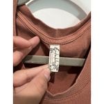 Free People Intimately by  Ribbed Scoop Neck Light Brown Robbed Tank‎ Top XS Photo 2