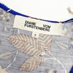 Diane Von Furstenberg DVF  Flutter Wrap Dress Silk Crepe Floral Patchwork Boho Photo 11