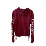 On Fire | Maroon Faith Graphic Hoodie Size Small NWT NEW Photo 6