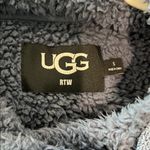 UGG  Loyra Sherpa Hoodie Small Cyclone Blue Plush Fleece Sweatshirt Pullover Photo 4