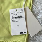 Good American New Scuba Hot Shoulder Bikini Top in Key lime001 size XXL Photo 4