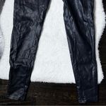 LC Lauren Conrad  Black Faux Leather Skinny Pants Photo 2
