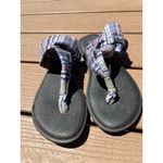 Sanuk  Sandals 8 Yoga Sling Flats Comfort‎ 1016459 Purple Fabric Slip On Shoes Photo 7