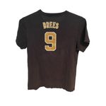 Reebok  womens S double-sided  t shirt New Orleans Saints # 9 Drew Brees Photo 1