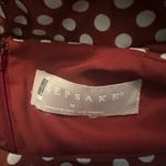 Keepsake The Label Love Light Dress In Crimson With Ivory Polka Dots M Red Size M Photo 3