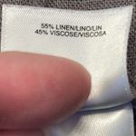 Anne Klein Women's  Brown Linen Blend Pockets Cuffed Pants Size XL EUC #0418 Photo 6