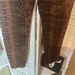 a.n.a NWT A New Approach Perfect Skinny Jeans Mid Rise Brown Snake Skin Photo 7