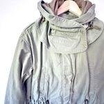 Gap | Anorak Parka Cotton Green Cargo Coat Removable Quilted Jacket | Small Photo 2