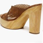 Veronica Beard Gaynor Scalloped Suede Platform Sandals Heels in Hazelwood BNIB Photo 1