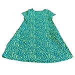 Soft Surroundings Santiago Gaia Dress Bold Tropical Casual Jersey Size Large Photo 6