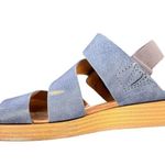 Eurosoft Blue Strappy Sandals Size 8M Comfort Footbed Slip Photo 5