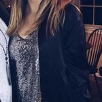 EXPRESS Black Satin Jacket Photo 0