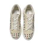 Free People NEW  Catch Me If You Can Crochet Platform Sneakers size 40 White Photo 1
