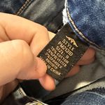 Elite Jeans Distressed Blue Jeans Fishnets Y2K Sexy Party Skinny Size 9  Photo 6