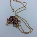 New reddish&pink frog rhinestone fashion necklace Photo 5