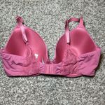 Victoria's Secret Victoria’s Secret‎ T Shirt Lightly Lined Full Coverage Maroon Pink Lace Bra 34D Photo 1