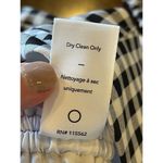 Likely Black And White Gingham Cavanaugh Puff Sleeve Cropped Corset Top Size S Photo 10