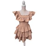 Hunter Bell  Ramsey Dress in Khaki 4 Photo 1