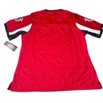 NEW Atlanta Falcons‎ Jersey Women's XL Red NFL Pro Line Blank Team Football Photo 3
