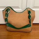 Michael Kors Woven Straw Wicker Tote Photo 1
