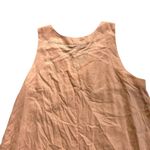 DKNY XXL Linen Side Slit V Neck Sleeveless Maxi Dress Photo 9