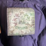 Vintage Cyclone Purple Down Puffer Jacket 80s Snakeskin Details Medium Photo 5