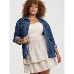 Torrid  Vintage Rigid Denim Anorak Drawstring Jacket 1X Photo 3