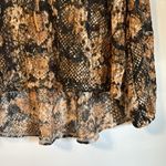 Free People  Out For the Night Top Black/Tan Size S Photo 7