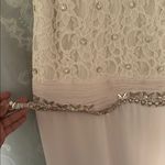 Bill Levkoff  Cream Backless Lace‎ Dress Photo 2