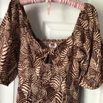 Mango New  MNG Printed mini dress with balloon sleeves, size S, size US 4 Photo 5