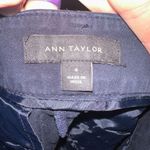 Ann Taylor  Loft size 4 navy blue chino preppy shorts Photo 2