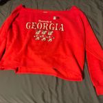Hollister  UGA off-shoulder sweatshirt Photo 0