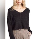 Free People Popcorn Pullover in Black. Size Small Photo 0