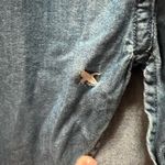 Eddie Bauer  Blue Denim Blouse Tunic Size Medium Photo 4