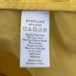 Everlane The Clean Cotton Twist-back Dress in Lemon Canary Yellow Size 12 Photo 6