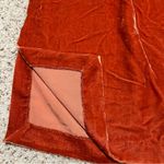 H&M NWT Orange Velour Midi Skirt Photo 1