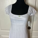 Justify NWT WHITE KNIT DAINTY ROSE DETAIL DRESS Photo 1