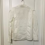 Commense Women's Button Down Shirt‎ Cotton Long Sleeve White Size XS NWT Photo 3