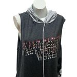 Disney Parks Women's 2XL Gray Mickey Mouse Hooded Sleeveless Tank Top Photo 9