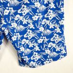 Avenue Plus Size 26 Shorts Blue White Hibiscus Floral Print Tropical 13 Inch 138 Photo 7