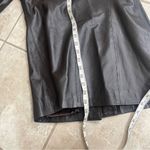 Por Santa Maria Sz 40 Italy Vintage Fine Leather CHOCOLATE Brown Women’s Coat: Photo 5