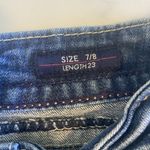 Vigoss The Dublin Denim Capris Size 7/8 Waist Low Rise Rhinestone Buttons Y2k Photo 7