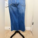 Judy Blue NTM: Medium Wash Dixie Jeans Wide Leg Cropped with Raw Hem Sz 9/29 Photo 11