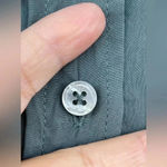 Kith women’s steel blue gray blouse size medium Gray Photo 4