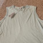 James Perse  Slub Cotton Muscle Tank Taffy Blue Size 3 Photo 3