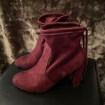 Velvet High Heels Red Size 6 Photo 0